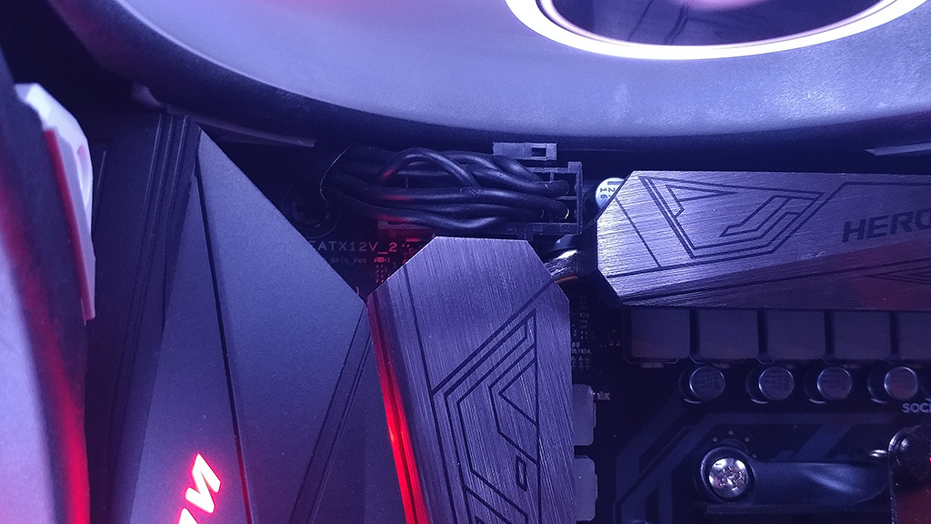 8 Pin Mod For Corsair H110i in H440.